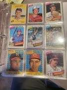 130, Huge Most Rare Vintage baseball Card Lot Collection In Pages Of Vintage Albums