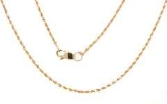 14kt Yellow gold Rope chain necklace