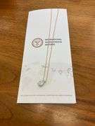 I.G.I CERTIFIED 4.00 CARATS LAB GROWN DIAMOND NECKLACE14K YELLOW GOLD