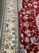 Fine Genuine Silk&Wool Persian Nain 8x12