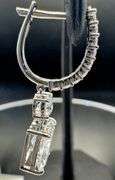 14K White Gold Lab-Grown Diamond Drop Earrings (5.00 CTW)