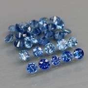 Vibrant! 2.01ct set of sapphire blue Sapphires! Heated only!