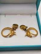 Very Rare Vintage 18k gold earrings