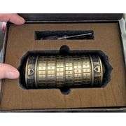 Da Vinci Code Style Cryptex Puzzle Box with Hidden Compartment