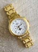 Rare Zenith El Primero Chronomaster Triple Calendar Moonphase in 18K yellow gold