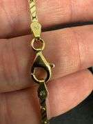 Gold Plated 925 Sterling Silver 2mm Cardano Box Chain Link Italy Necklace 18"