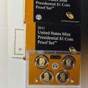 Two 2011 US Presidential Dollar Proof Sets.