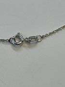 I.G.I CERTIFIED 14K White Gold Solitaire Oval Diamond NECKLACE