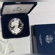 2007 W Proof Silver Eagle with box and paper