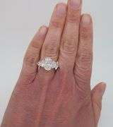 4.68CTW Certified Oval Diamond Ring