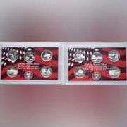 2004 & 2005 Silver Quarter Proof Sets