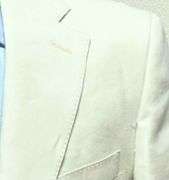 Stylish Off-white Line Suit, Made in Italy