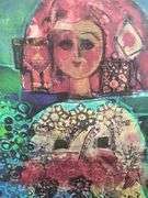 Nasser Ovissi, Rare 1970 Vintage Large Print on Foam Board