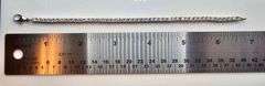 Spectacular 14 Kt White Gold Plated 19 Cttw 38 Count White Fire Moissanite Tennis Bracelet