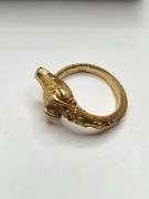 Vintage 18K Gold Egyptian Ring