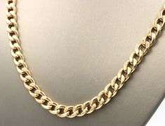 18kt Yellow gold Curb link chain necklace
