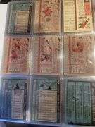 130, Huge Most Rare Vintage baseball Card Lot Collection In Pages Of Vintage Albums