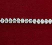 Stunning 5.62 CTTW Colorless Conflict Free Lab Diamond Tennis Bracelet in 14KT Gold, VS1