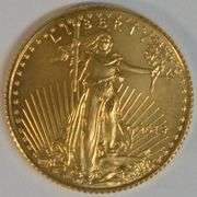 Superb Gem BU 2015 $5 American Gold Eagle coin