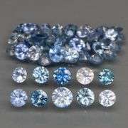 Gorgeous! 4.62ct Sapphire set with multiple blue hues and sizes!