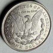 Frosty White Unc 1921 Morgan Dollar