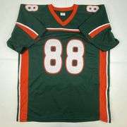 Jeremy Shockey Signed Miami Football Jersey Authenticated