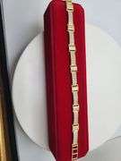 Very Nice yellow gold CZ Diamond Bracelet