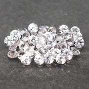 Brilliant! 2.52ct diamond cut diamond white Sapphire set