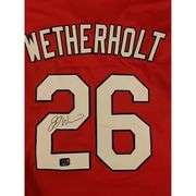 JJ Wetherholt Signed St. Louis Cardinals Jersey
