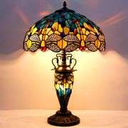 Dragonfly Stained Glass Table Lamp