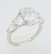 4.68CTW Certified Oval Diamond Ring
