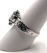 Extraordinary 3 Ct VVs1 Near Flawless Bright White VVS1 Fire Moissanite  Ring