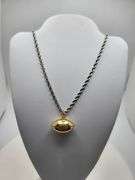 Absolutely beautiful hand made white and yellow gold Pendent