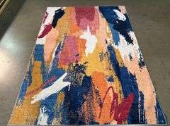 Artistic Colorful Modern Design Area Rug 6x8