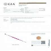 PLATINUM BURMESE RUBY AND DIAMOND BRACELET 11.96 C.T.W.