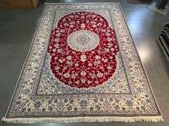 Fine Genuine Silk&Wool Persian Nain 8x12