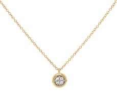 New Gabriel & Co. 0.09ctw Pave Diamond Pendant Necklace in 14K