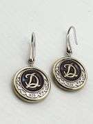 925 Sterling Silver Ancient Coin Drop Earrings