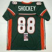 Jeremy Shockey Signed Miami Football Jersey Authenticated