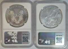 5 Gem CU 5c Military Payment Certificates in sequence (Series 681)