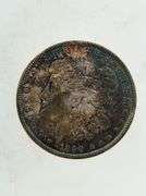 1890 Morgan Silver Dollar, Toned