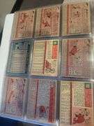 130, Huge Most Rare Vintage baseball Card Lot Collection In Pages Of Vintage Albums