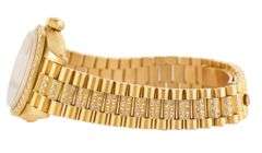 Rolex President 6917 Aftermarket Diamond Dial & Bezel 18K Ladies Watch
