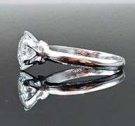 Dazzling 3 Ct VVs1 Bright White Fire Moissanite Ring