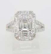 EFFY Diamond Mosaic Ring in 18k White Gold