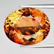 Simply brilliant! 18.71ct VVS grade Imperial Topaz! From Brazil!