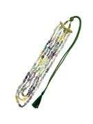 Beautiful 413 Cttw Natural Mined From The Earth 3 Strand Flourite Necklace