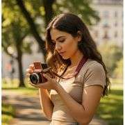Retro Style 64MP Digital Camera Point and Shoot
