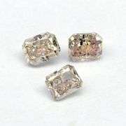 Amazing .36ct set of natural untreated radiant cut Diamonds
