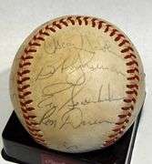 Very Nice 1980 NY Yankees Ball